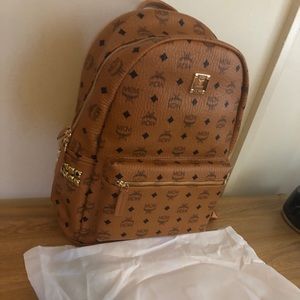 Cognac MCM Backpack